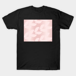 Abstract Light Pink Pattern T-Shirt